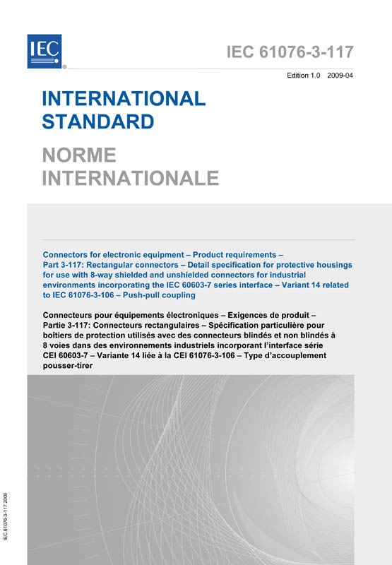 Cover IEC 61076-3-117:2009